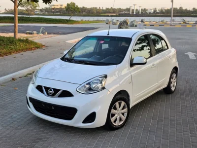 2020 Nissan Micra S 4 Cylinders Petrol Engine White Black Hatchback GCC Specs Automatic