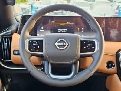 2026 Nissan Patrol SE PLATINUM 3.8-liter V6 Petrol Engine Black Tan SUV GCC Specs