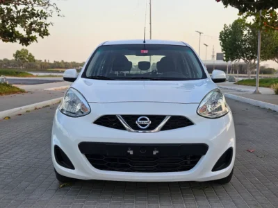 2020 Nissan Micra S 4 Cylinders Petrol Engine White Black Hatchback GCC Specs Automatic