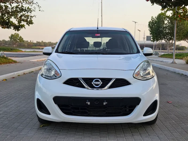2020 Nissan Micra S 4 Cylinders Petrol Engine White Black Hatchback GCC Specs Automatic