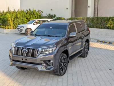 2014 TOYOTA PRADO FACELIFTED 2023 2.7 Litres V4 Petrol Engine Grey Brown SUV GCC Specs