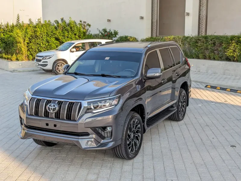 2014 TOYOTA PRADO FACELIFTED 2023 2.7 Litres V4 Petrol Engine Grey Brown SUV GCC Specs