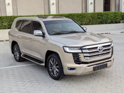 2011 Toyota Land Cruiser GXR Facelifted To 2025 8 Cylinders Petrol Engine Gold Beige SUV GCC
