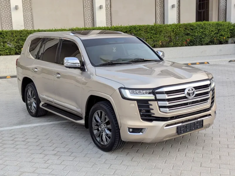 2011 Toyota Land Cruiser GXR Facelifted To 2025 8 Cylinders Petrol Engine Gold Beige SUV GCC