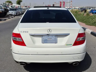 2008 Mercedes-Benz C-Class C250 Luxury 4 Cylinders Petrol Engine White Black Sedan