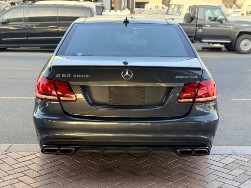 2014 Mercedes-Benz E63 AMG 5.5-liter twin-turbo V8 Engine Grey Sedan Automatic