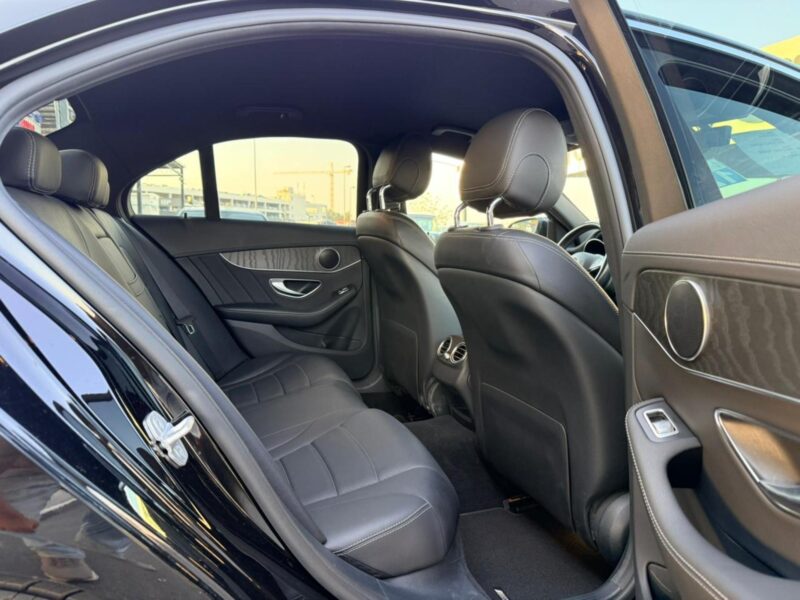 2016 Mercedes Benz C200 2.0-liter Inline-4 turbocharged Petrol Engine Black Automatic
