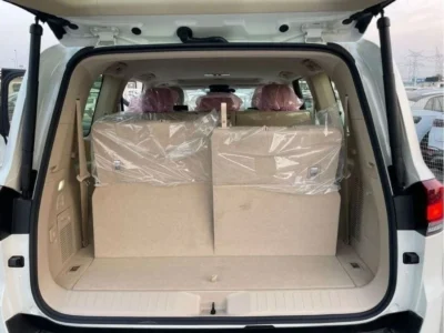 2022 Toyota Land Cruiser 3.5 Litres 6 Cylinders Engine White Beige SUV Automatic
