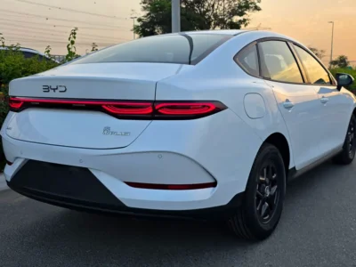 2025 BYD Qin Plus DM-i 4 Cylinders Hybrid Engine White Beige Sedan Chinese Specs