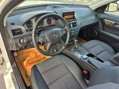 2008 Mercedes-Benz C-Class C250 Luxury 4 Cylinders Petrol Engine White Black Sedan