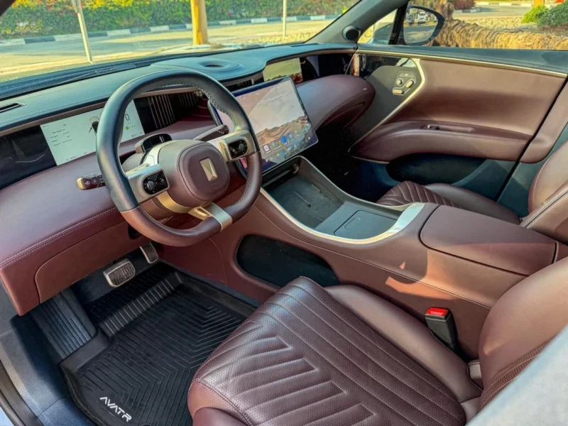 2023 Avatr 11 Sport Performance AWD 90 kWh Electric Vehicle Grey Red SUV Automatic
