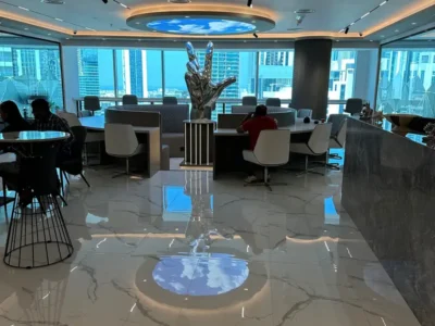 FULLY FURNISHED MODERN OFFICE FOR RENT IN BUSINESS BAY
