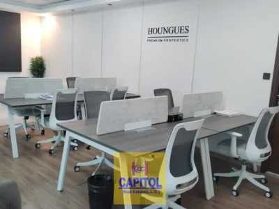 Elegant Furnished Office with Stunning Burj Khalifa Views
