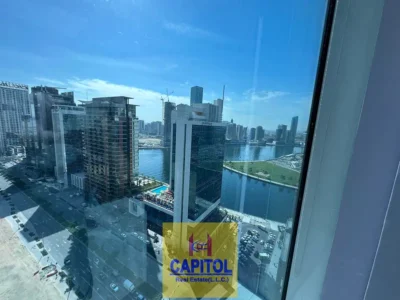 FURNISHED OFFICE IN PRIME TOWER - BURJ KHALIFA VIEW
