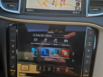 2023 Infiniti QX55 Essential 2.0L Turbocharged 4 Cylinders Petrol Engine Red Beige SUV GCC