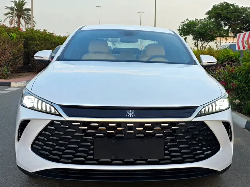 2025 BYD Qin Plus DM-i 4 Cylinders Hybrid Engine White Beige Sedan Chinese Specs