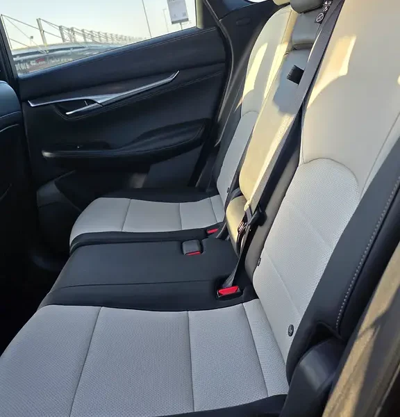 2023 Infiniti QX55 Essential 2.0L Turbocharged 4 Cylinders Petrol Engine Red Beige SUV GCC