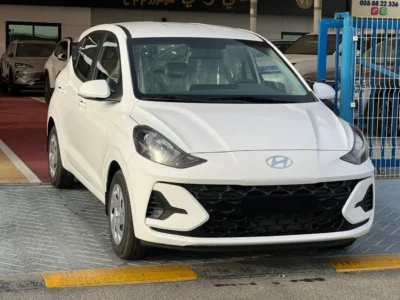 2026 Hyundai Grand i10 1.2 Litres 4 Cylinders Petrol Engine White Grey Hatchback GCC