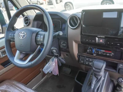 2025 Toyota Land Cruiser 70 4.0 Litres V6 Petrol Engine A/T White Tan SUV GCC