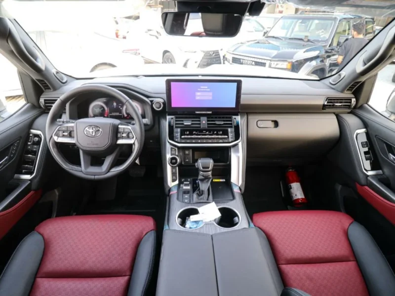 2026 TOYOTA LAND CRUISER VXR 3.5 Litres 6 Cylinder HYBRID Engine Black Red SUV GCC