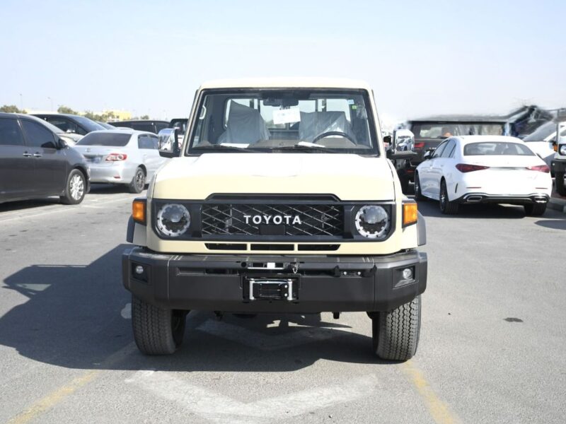 2025 Toyota Land Cruiser Pick Up 79 series 4.0L 6 Cylinders Engine Beige Tan Pickup Truck
