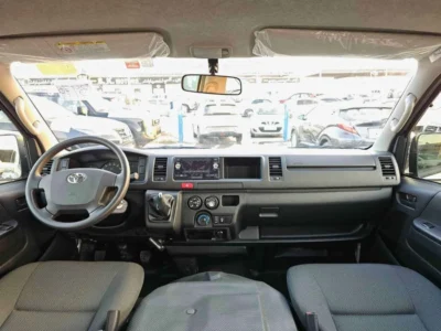 2025 Toyota Hiace HIGHROOF DX OLD SHAPE 2.5L V4 DIESEL M/T White Grey Van GCC