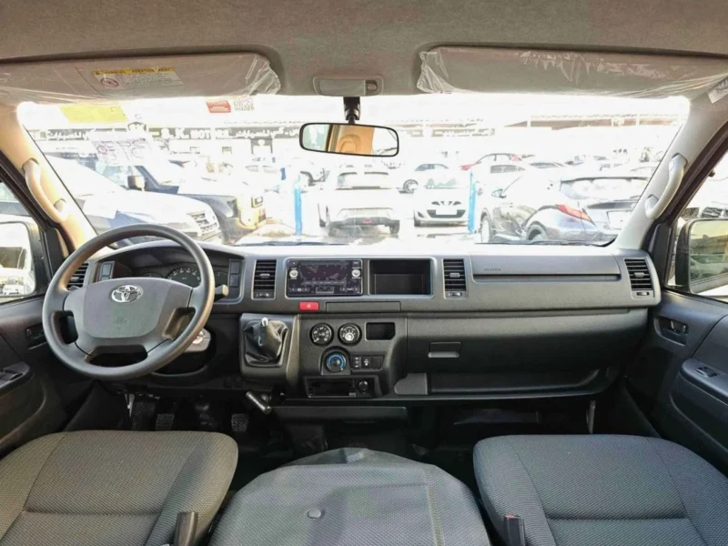 2025 Toyota Hiace HIGHROOF DX OLD SHAPE 2.5L V4 DIESEL M/T White Grey Van GCC