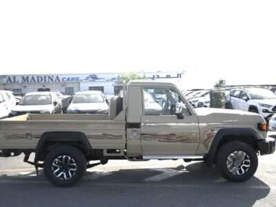 2025 Toyota Land Cruiser Pick Up 79 series 4.0L 6 Cylinders Engine Beige Tan Pickup Truck