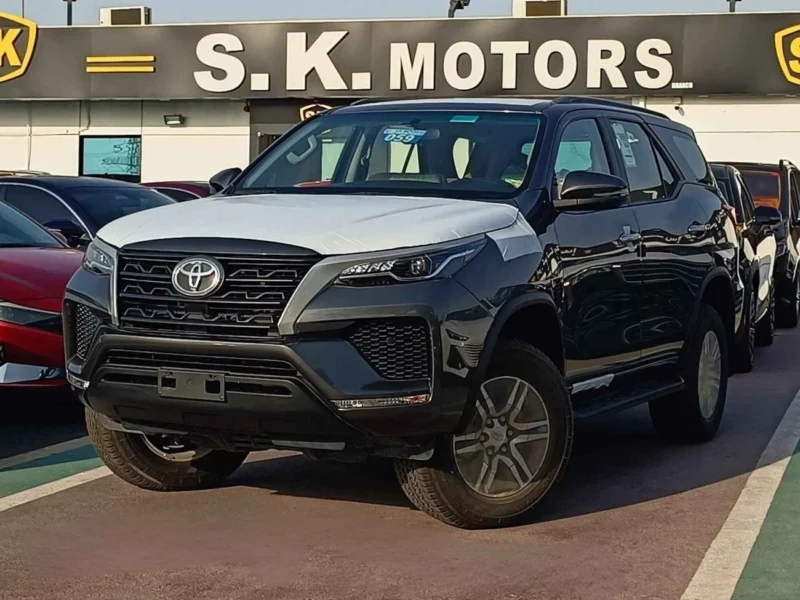 2023 Toyota Fortuner 2.7 Litres V4 PETROL Engine Black Tan SUV Automatic GCC