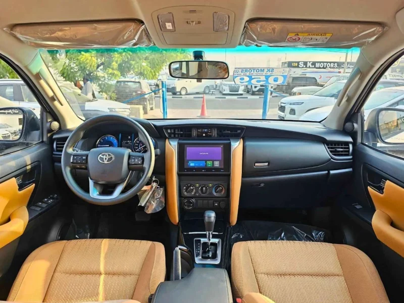 2025 Toyota Fortuner 2.4 LITRES V4 DIESEL Engine White Tan SUV Manual GCC Specs