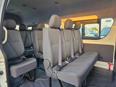 2025 Toyota Hiace HIGHROOF DX OLD SHAPE 2.5L V4 DIESEL M/T White Grey Van GCC
