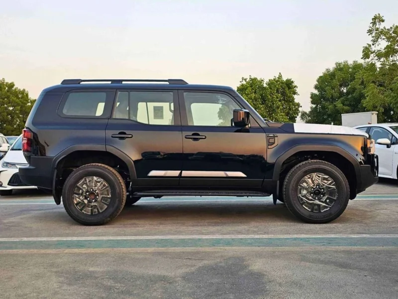 2025 Toyota Prado ALL ROUNDER TURBO 2.4 Litres PETROL V4 Engine Black SUV GCC