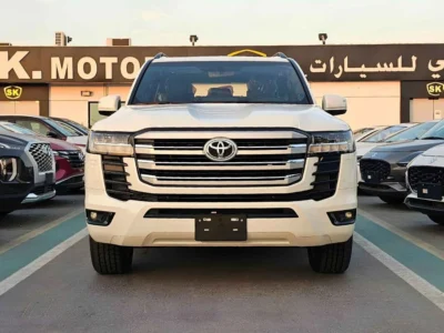 2024 Toyota Land Cruiser GXR 3.3L DIESEL TWIN TURBO Engine White Black SUV