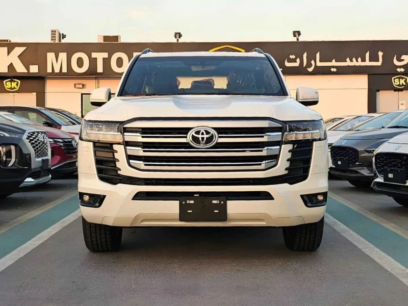 2024 Toyota Land Cruiser GXR 3.3L DIESEL TWIN TURBO Engine White Black SUV