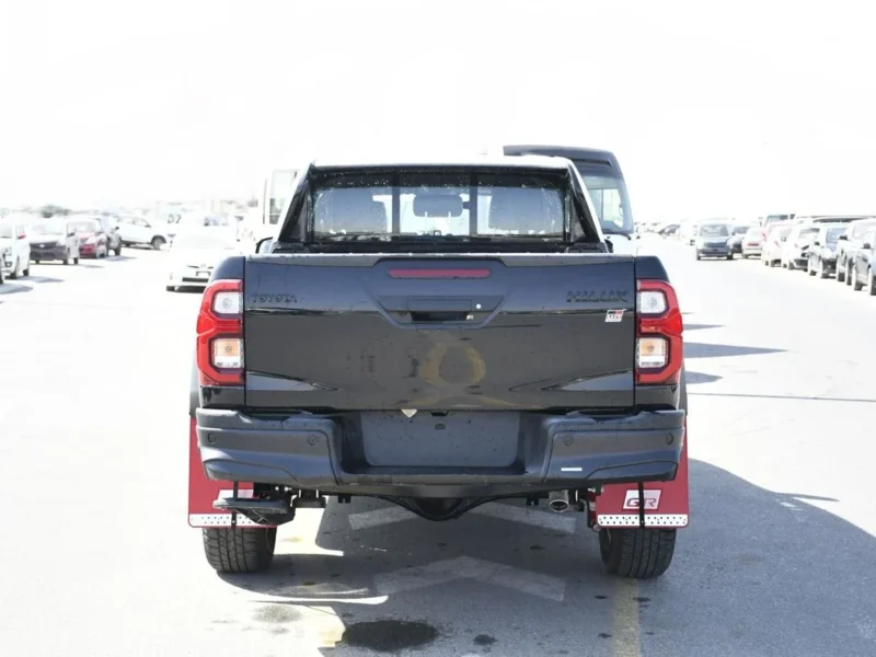 2025 Toyota Hilux GR Sport 4.0 Litres V6 Petrol Engine Black Pickup Truck GCC Specs