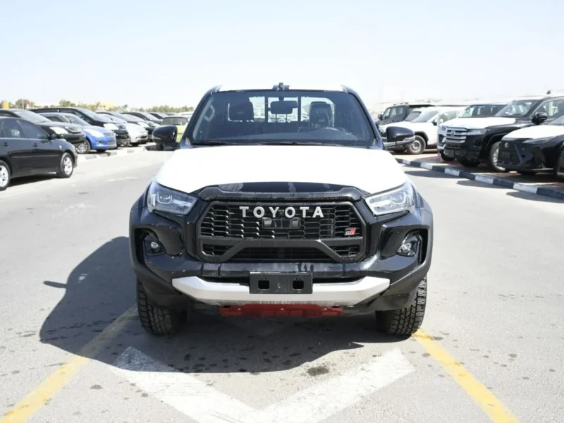 2025 Toyota Hilux GR Sport 4.0 Litres V6 Petrol Engine Black Pickup Truck GCC Specs