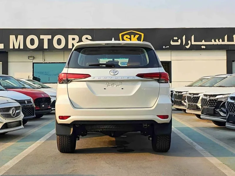 2025 Toyota Fortuner 2.4 LITRES V4 DIESEL Engine White Tan SUV Manual GCC Specs