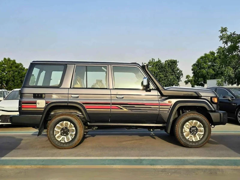 2025 Toyota Land Cruiser 70 LX LC76 2.8L AT V4 DIESEL Grey Tan SUV GCC HIGH OPTION