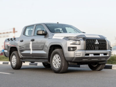 2026 Mitsubishi L200 GLX 2.4 Litres 4-Cylinder Petrol Engine Silver Black Pickup Truck