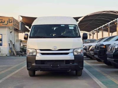 2025 Toyota Hiace HIGHROOF DX OLD SHAPE 2.5L V4 DIESEL M/T White Grey Van GCC