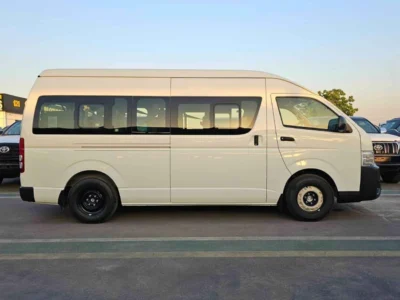 2025 Toyota Hiace HIGHROOF DX OLD SHAPE 2.5L V4 DIESEL M/T White Grey Van GCC