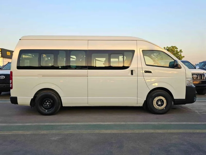 2025 Toyota Hiace HIGHROOF DX OLD SHAPE 2.5L V4 DIESEL M/T White Grey Van GCC