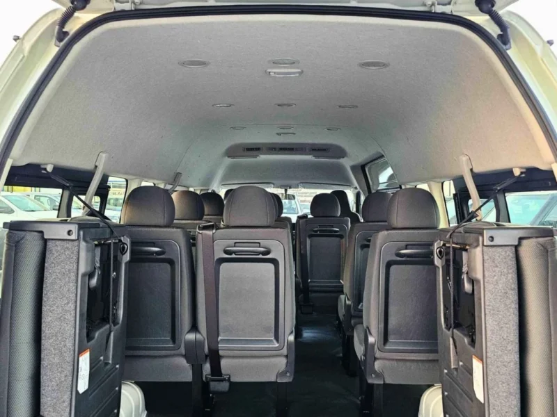 2025 Toyota Hiace HIGHROOF DX OLD SHAPE 2.5L V4 DIESEL M/T White Grey Van GCC
