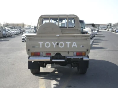 2025 Toyota Land Cruiser Pick Up 79 series 4.0L 6 Cylinders Engine Beige Tan Pickup Truck