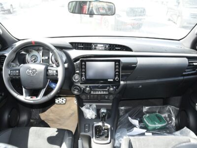 2025 Toyota Hilux GR Sport 4.0 Litres V6 Petrol Engine Black Pickup Truck GCC Specs