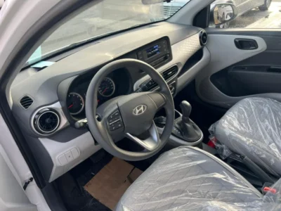2026 Hyundai Grand i10 1.2 Litres 4 Cylinders Petrol Engine White Grey Hatchback GCC