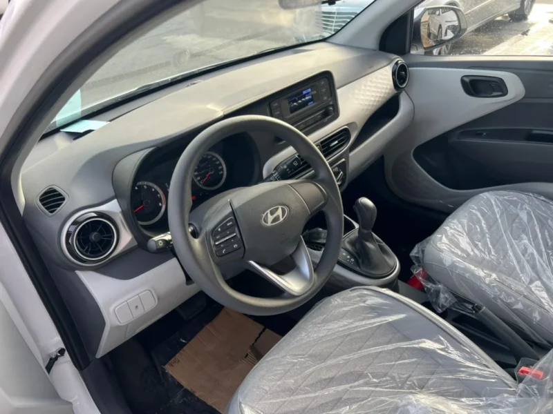 2026 Hyundai Grand i10 1.2 Litres 4 Cylinders Petrol Engine White Grey Hatchback GCC
