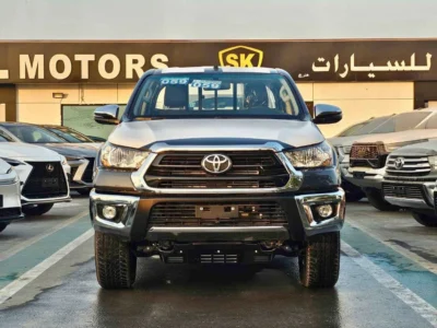 2025 Toyota Hilux WIDE BODY M/T 2.4L V4 DIESEL Engine Grey Pickup Truck GCC