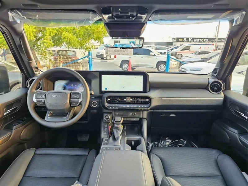 2025 Toyota Prado LUXURY TURBO 2.4 Litres PETROL V4 Engine Black Grey SUV GCC