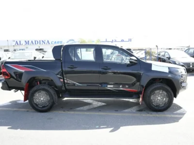 2025 Toyota Hilux GR Sport 4.0 Litres V6 Petrol Engine Black Pickup Truck GCC Specs
